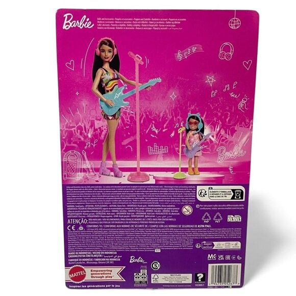 Barbie Doll & Chelsea Pop Star Sister Dolls Microphone Guitar Headphone 2022 - Picture 4 of 9
